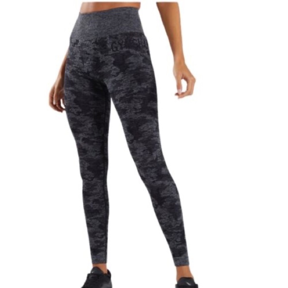 Gymshark gray camo adapt leggings